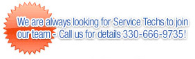 Service Techs Wanted - Call Us